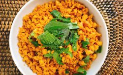 高野豆腐のぬか漬けで作ったそぼろ